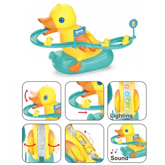 Mini duck climbing stairs toy π₯π’