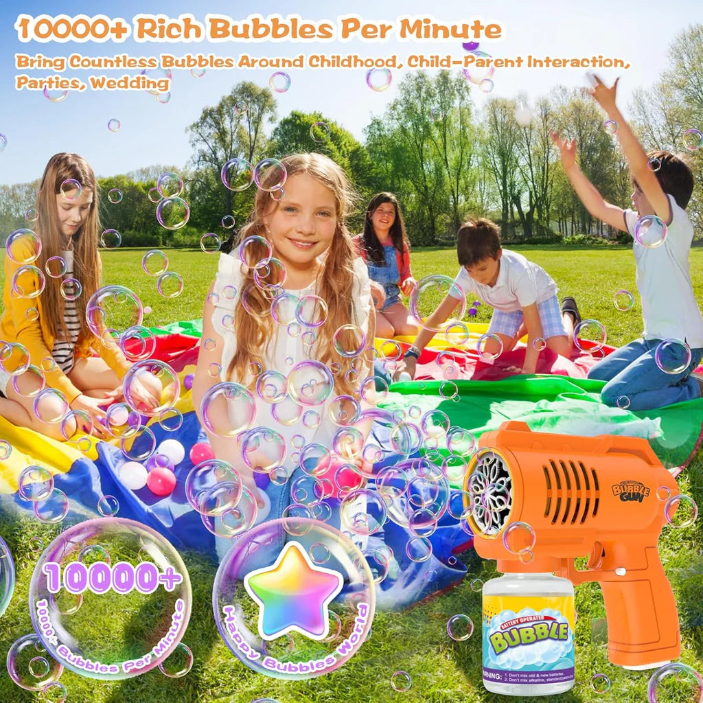 Bubble Machine Bubble Gun for Kids🫧🔫